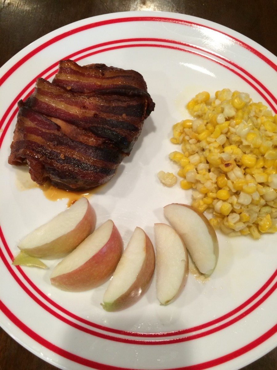 Slow Cooker Bacon Pork Chops